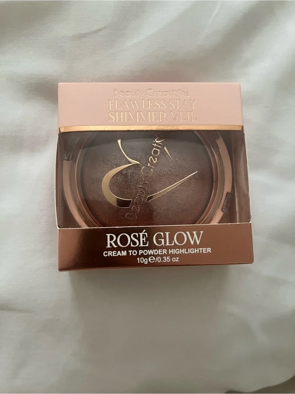 Beauty Creations Rosé Glow Highlighter - Rose & Gold Shimmer